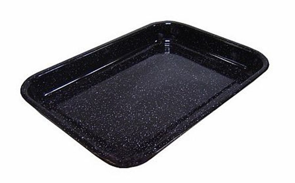 Levně plech 36,5x29,5x5cm smalt na pečení