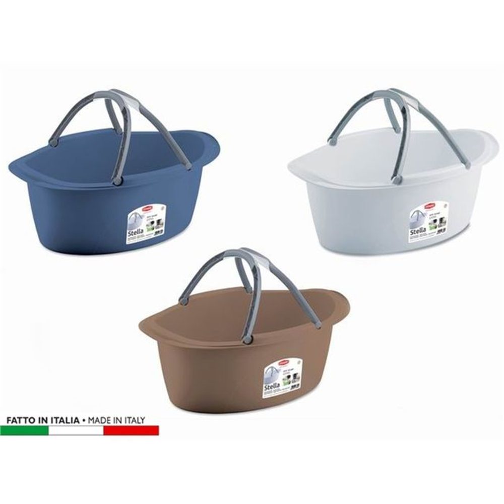 Levně škopek 25l, ovál 60x40x25cm, 2ucha, MIX barev