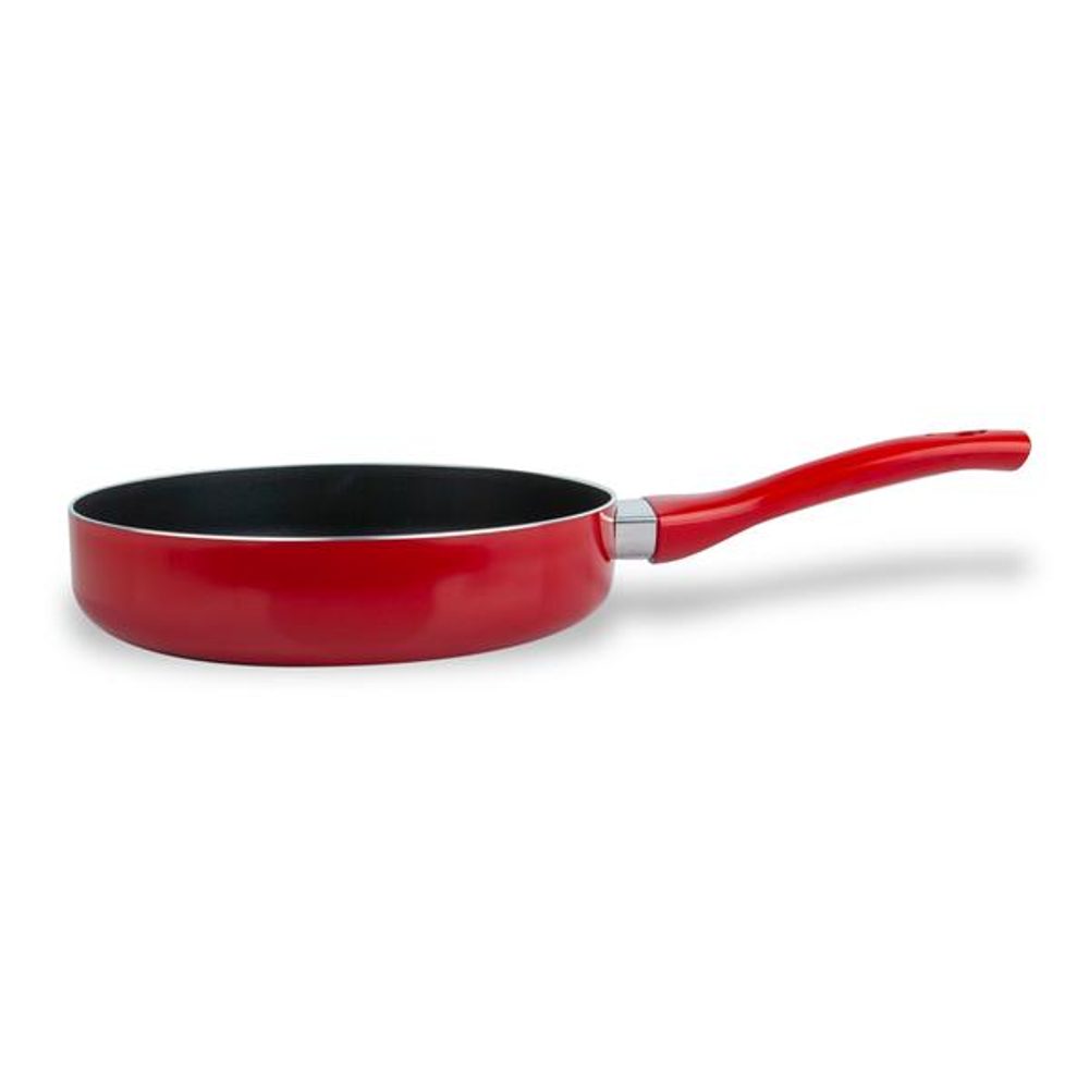 KITCHISIMO HLUBOKÁ PÁNEV 24cm, černá červená, nepřilnavý povrch