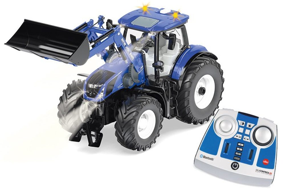 SIKU Control - Bluetooth, New Holland T7.315 s předním nakladačem a dálk. ovladačem