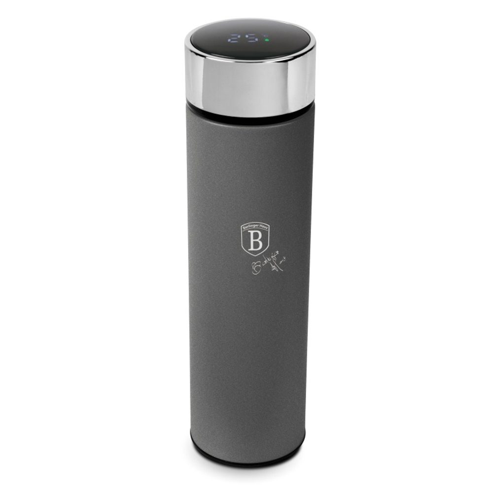 Levně BERLINGERHAUS Termoska nerez s LED displejem 500 ml Antracit Collection BH-9805