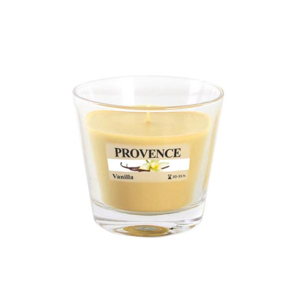 Levně Provence SVÍČKA VE SKLE 140G, VANILKA