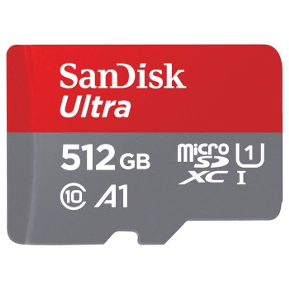 Levně SanDisk Ultra microSDXC 512 GB + SD Adapter 150 MB/s A1 Class 10 UHS-I