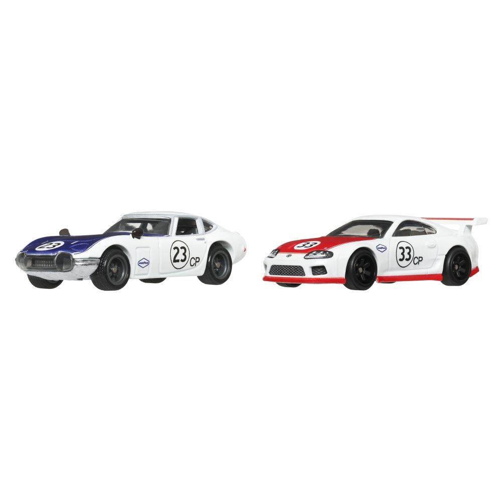 Levně Hotwheels 2ks prémiový amgličák - ford/toyta