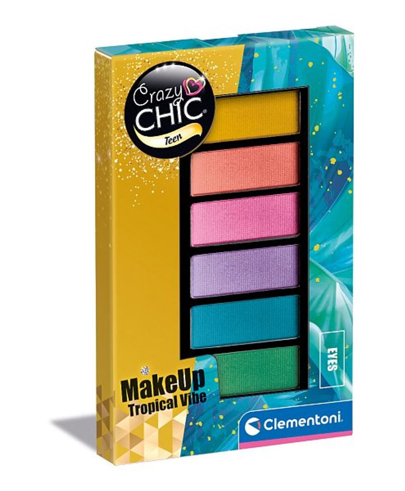 Levně CLEMENTONI Crazy CHIC TEEN - Oční stíny TROPICAL STYLE