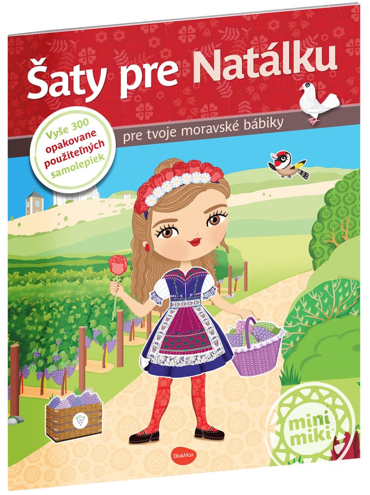 Levně Presco Group Šaty pre NATÁLKU ─ Kniha samolepiek