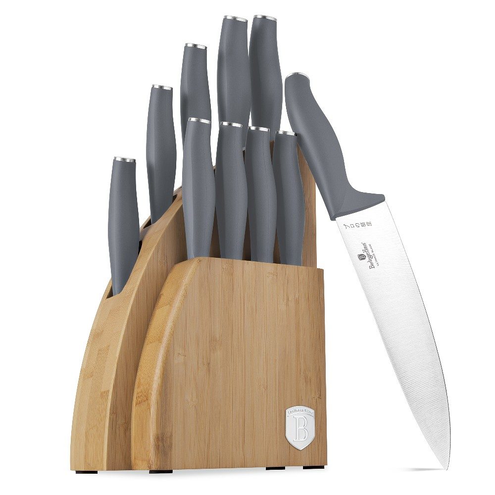 Levně BERLINGERHAUS Sada nožů se stojanem BAMBOO 10 ks Aspen Collection BH-2759