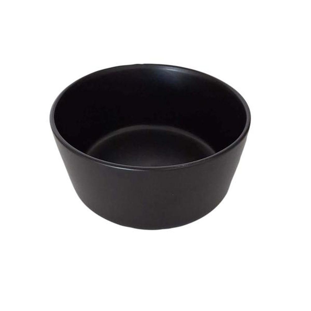 Levně KITCHISIMO MISKA POLÉVKOVÁ 15CM ČERNÝ MAT KITCHISIMO KERAMIKA