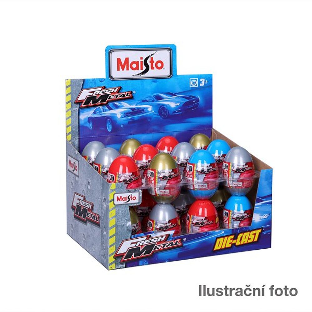 Levně Maisto M. Egg - 3´´FM 12 licensed cars, assort