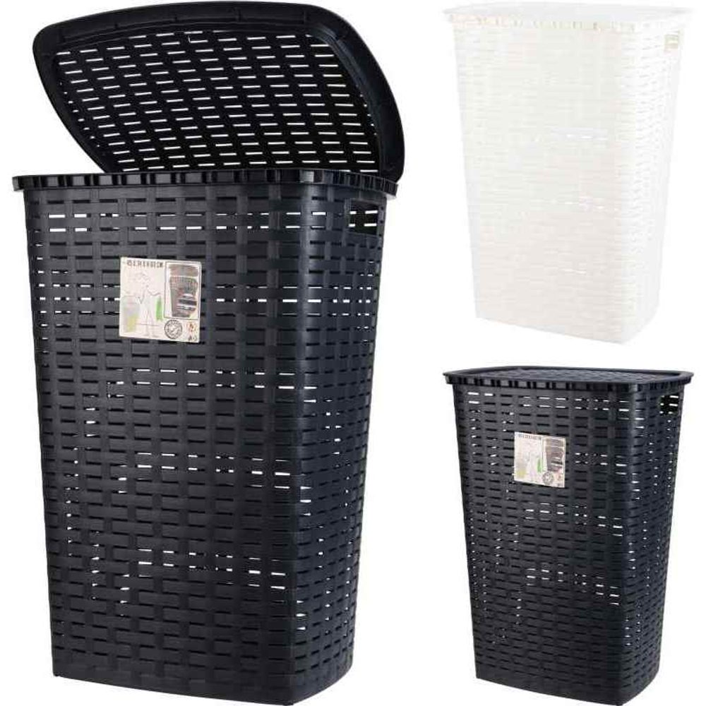 Levně EXCELLENT HOUSEWARE Koš na prádlo plast 53 l bílá KO-Y54981000bila