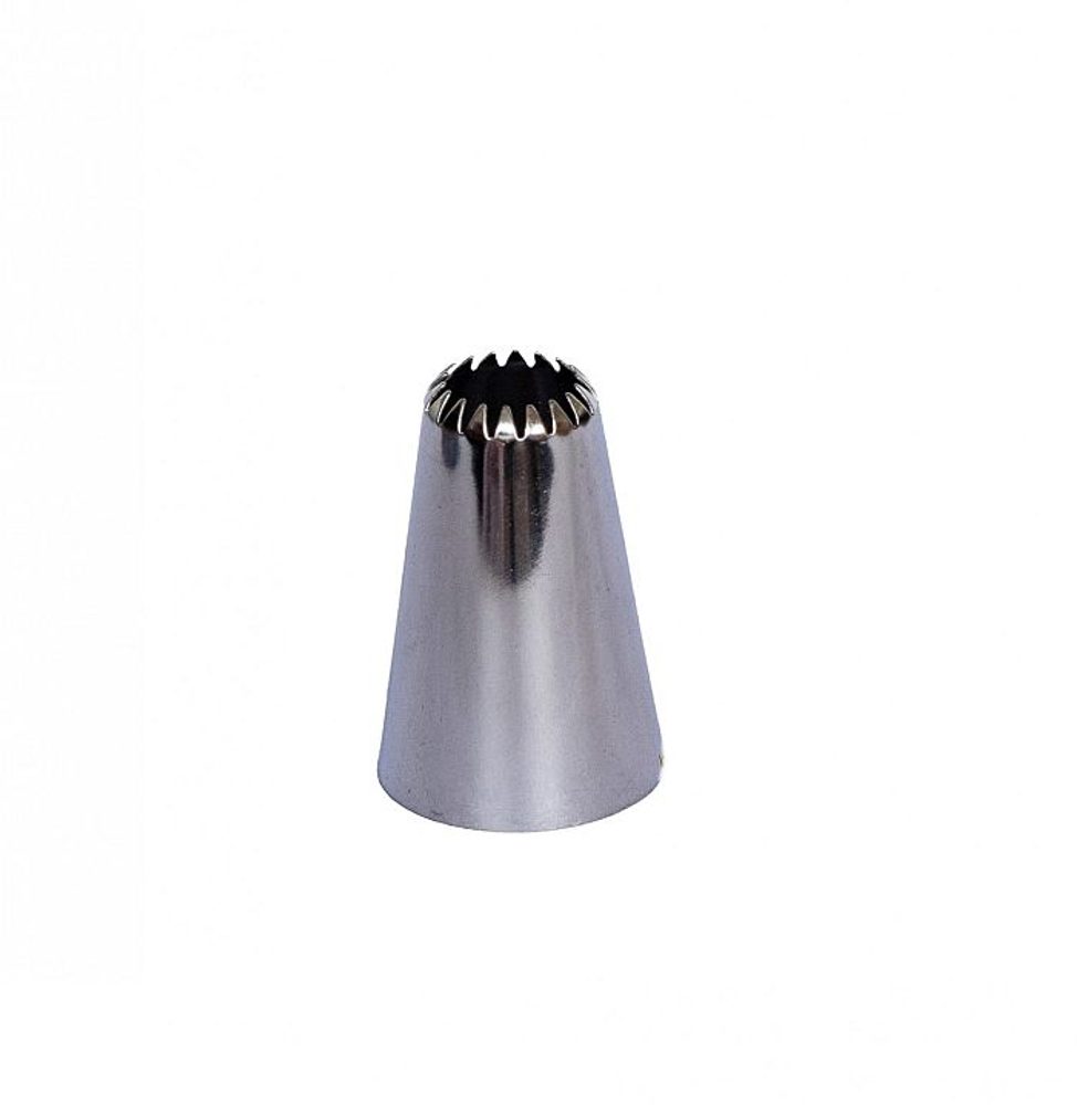 Levně špička d18x30mm HVĚZDA d11mm otev.TRY-541, zdobící, NR