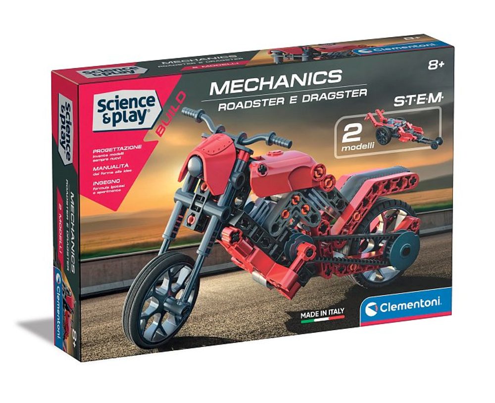 Levně CLEMENTONI SCIENCE - Roadster a Dragster (CZ, SK, PL, HU)