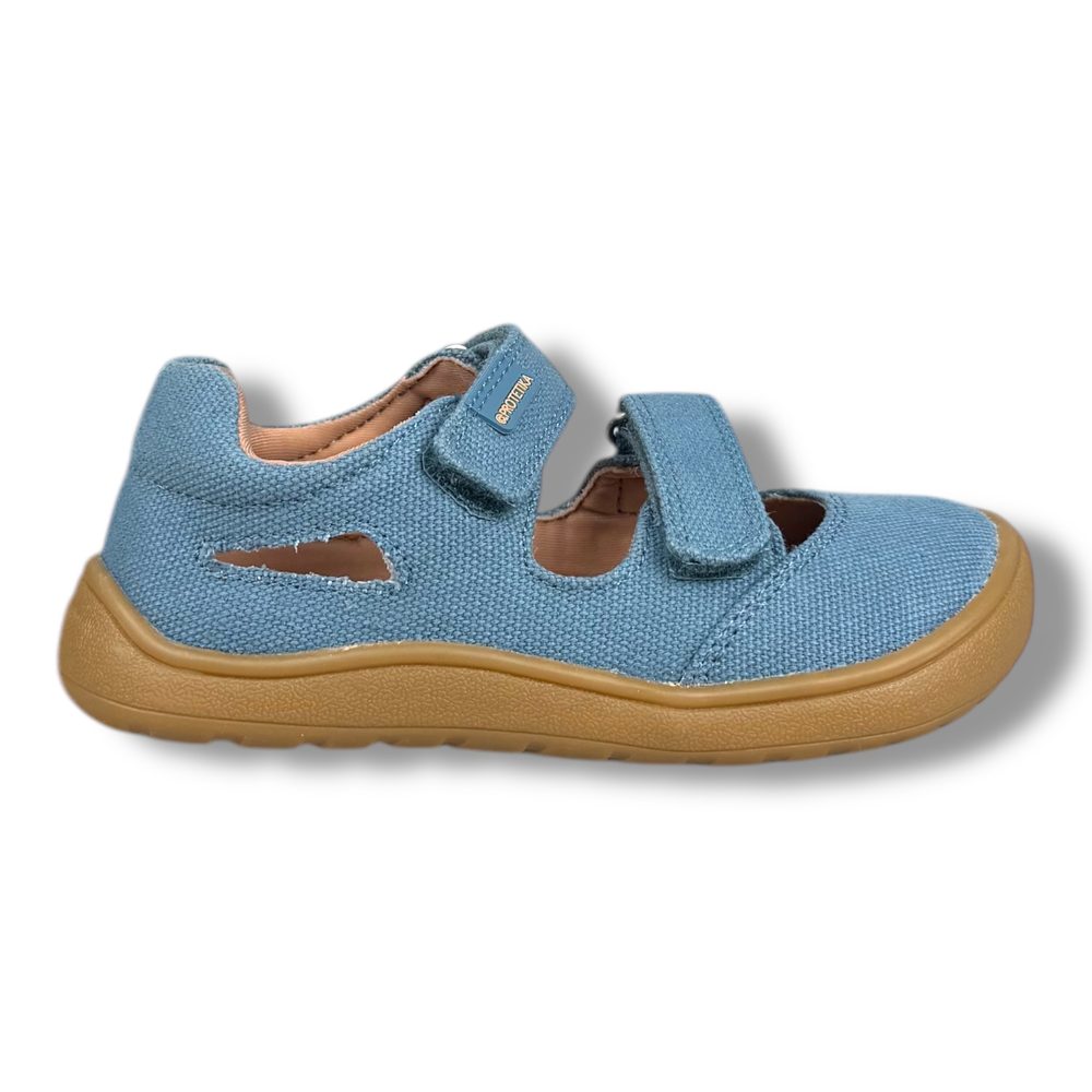 Levně Protetika Dětská BAREFOOT letní obuv - Modré - 21