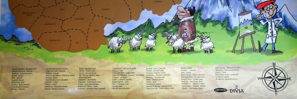 Stírací mapa Slovensko (obrázek 2)