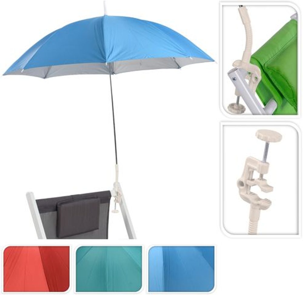 Levně slunečník d 105cm, na balkon, mix barev