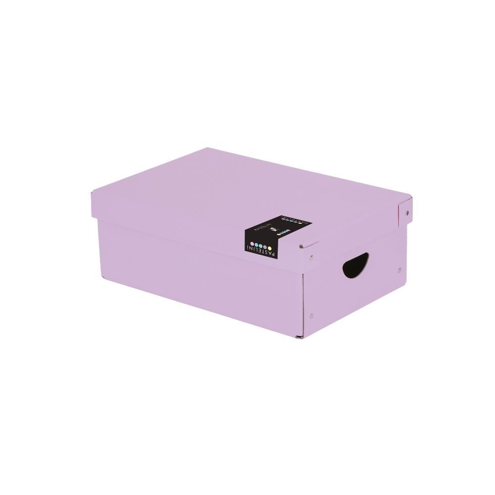 OXYBAG Krabice lamino 35,5x24x9 cm PASTELINI fialová