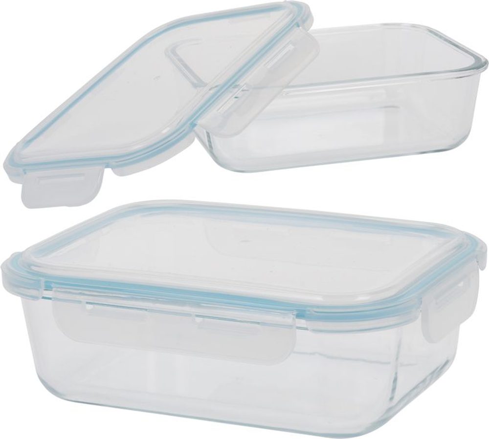 Levně dóza 1,48l sklo+víčko plast