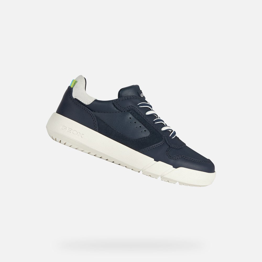 Levně Tmavě modré chlapecké tenisky Geox Hyroo Boy - 31
