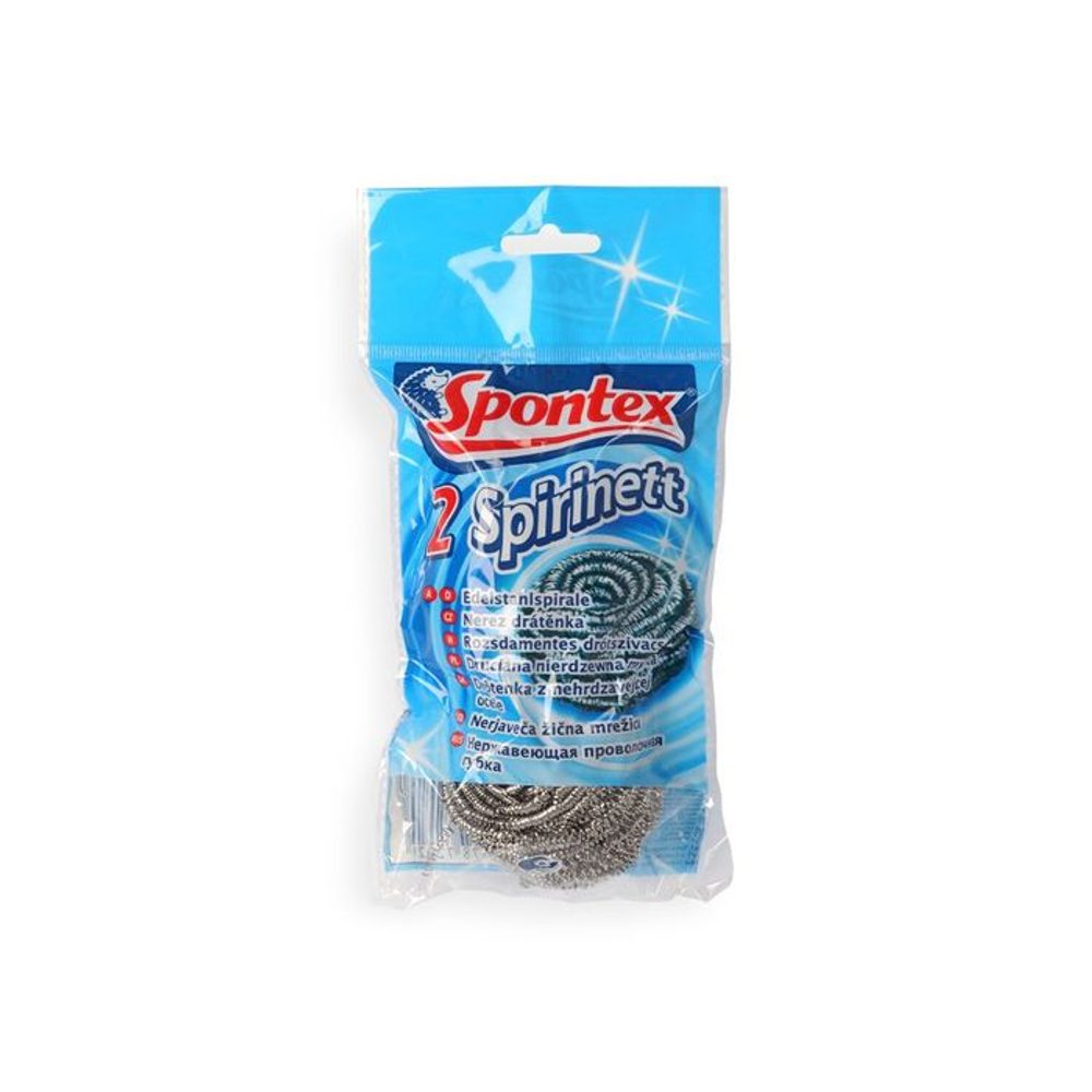 Levně drátěnka 2ks SPIRINETT nerez