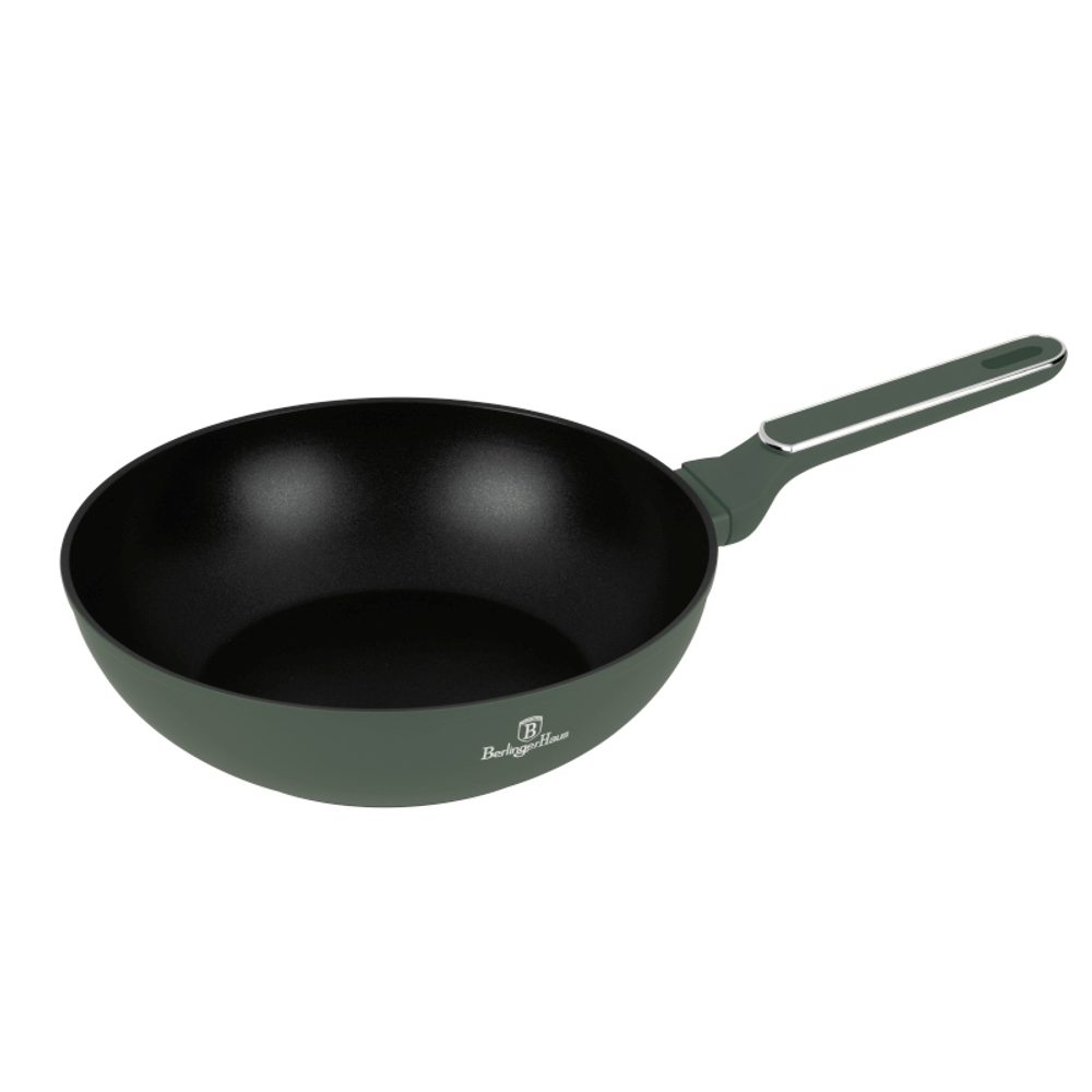 Levně BERLINGERHAUS Pánev hluboká s titanovým povrchem 28 cm Matte Green collection BH-8158