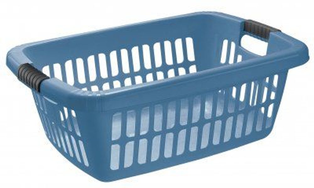 Levně koš 18l na čisté pr., 52x35x20cm, modrý, plast