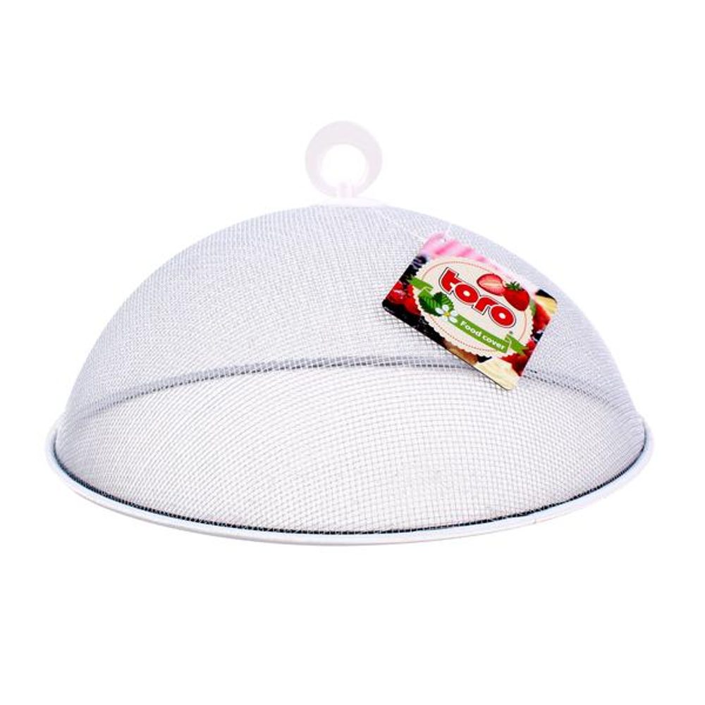 Levně TORO POKLOP NA POTRAVINY DRÁTĚNÝ, 30CM, ZELENÁ, BÍLÁ