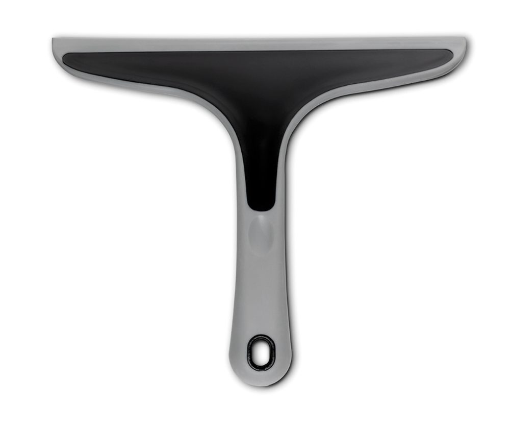 Levně KELA Stěrka do koupelny Tess PP plast černá KL-20644