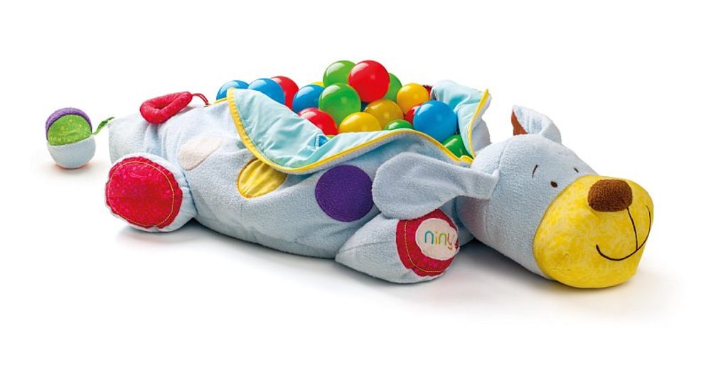 NINY Pejsek "IPO" s 60ti míčky