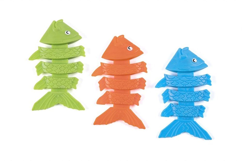 Levně Bestway Rybičky k potápění Squiggle Wiggle set (modrá, oranžová, zelená)