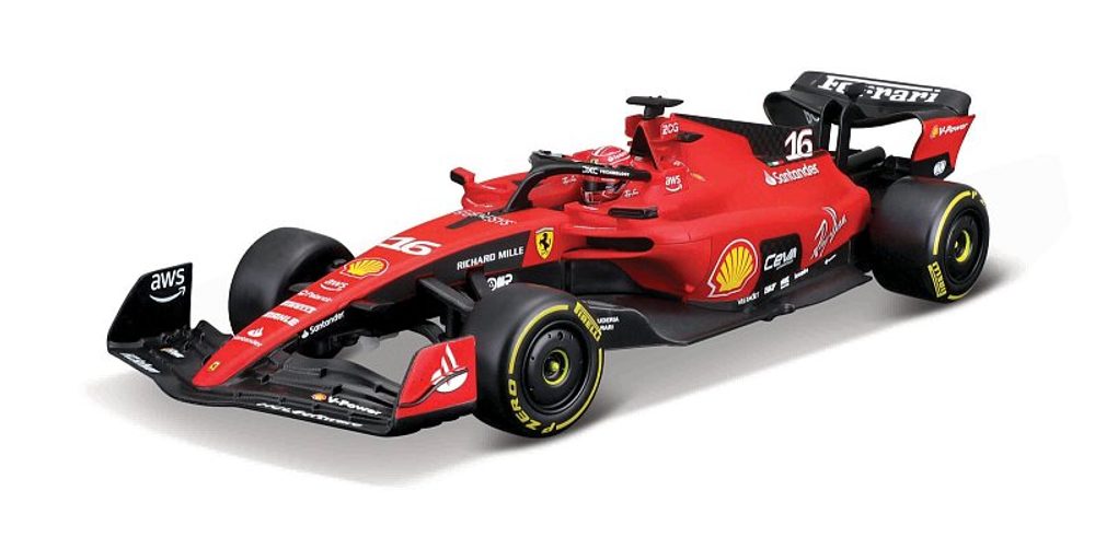 Levně Maisto RC - Ferrari SF-23 (2023), 16 Charles Leclerc, 1:24, 2,4 GHz, USB