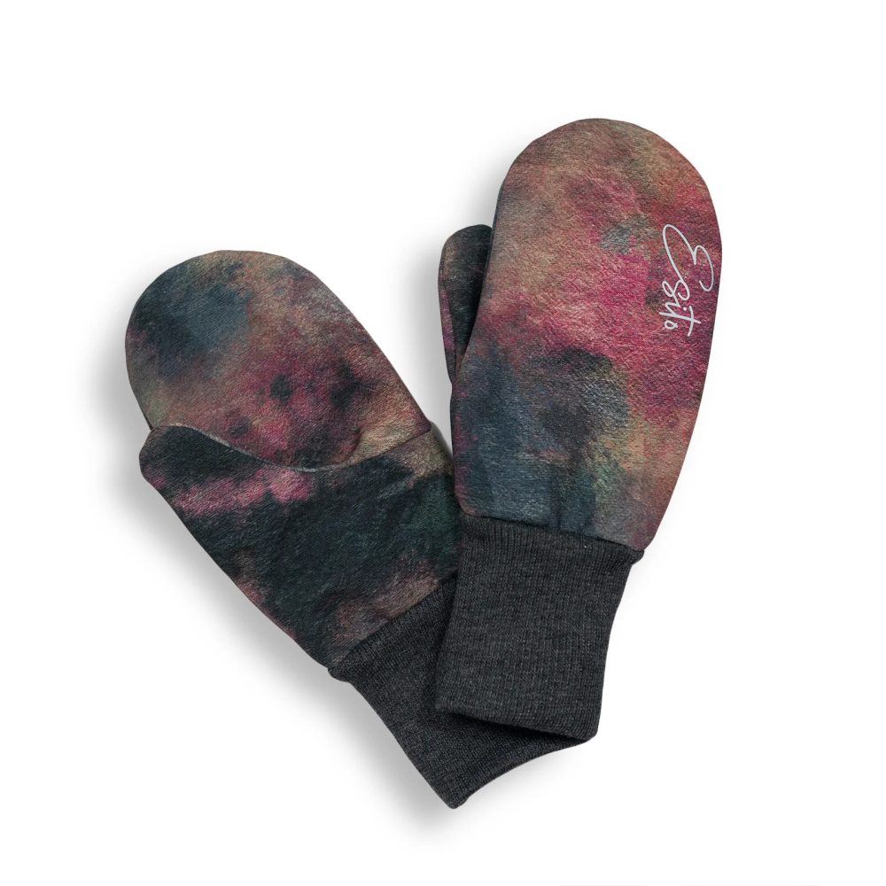 Levně ESITO Palcové rukavice softshell DUO Rainbow - duhová - 1 - 2 roky duhová