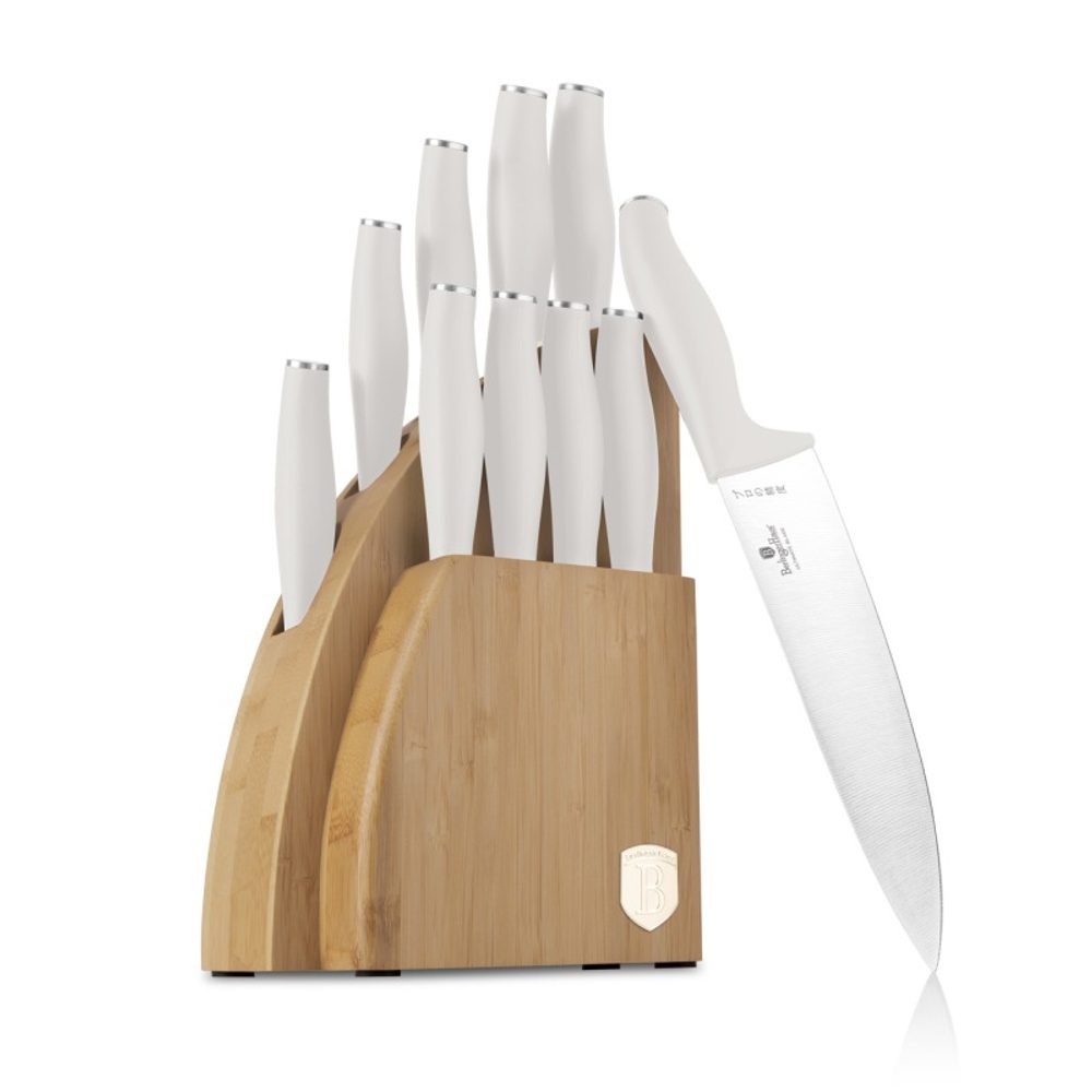 Levně BERLINGERHAUS Sada nožů se stojanem BAMBOO 10 ks Sahara Collection BH-3121