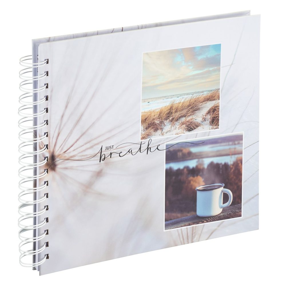 Levně Hama album klasické spirálové RELAX - Breathe 28x24 cm, 50 stran, bílé listy