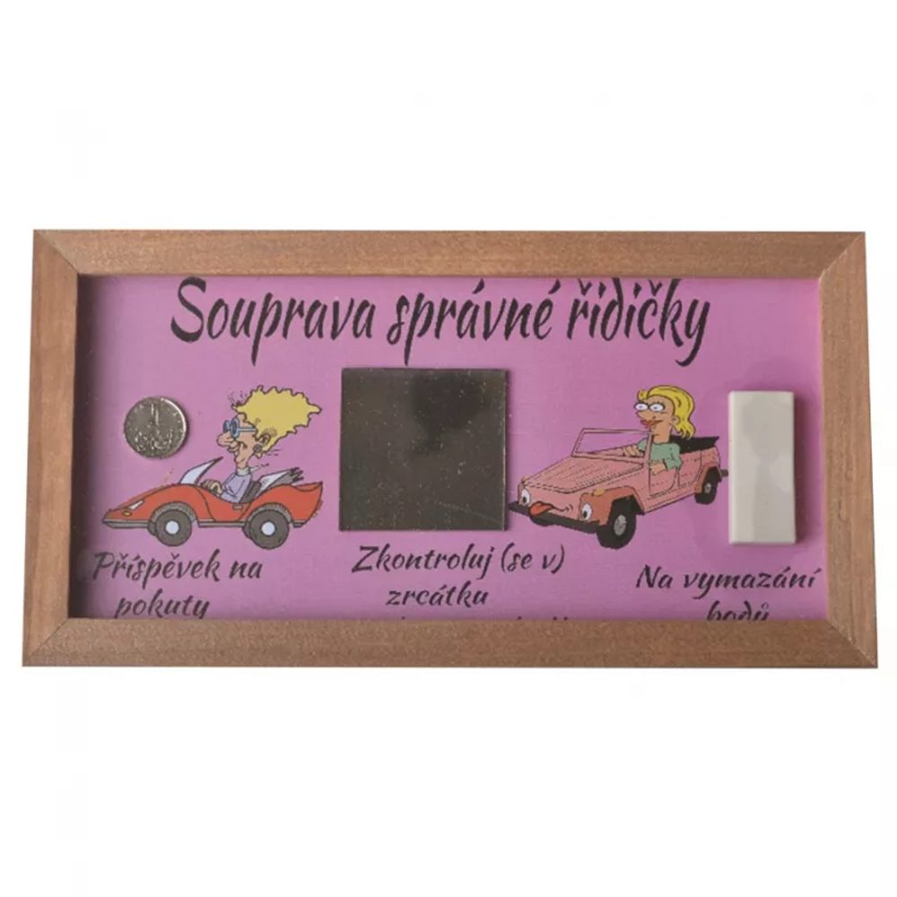 Levně Souprava správné řidičky-rámeček pro případ nouze!