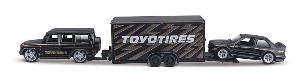 Levně Maisto - Design Team Haulers, Mercedes Benz G Class + 1988 BMW 3 Series M3, 1:64