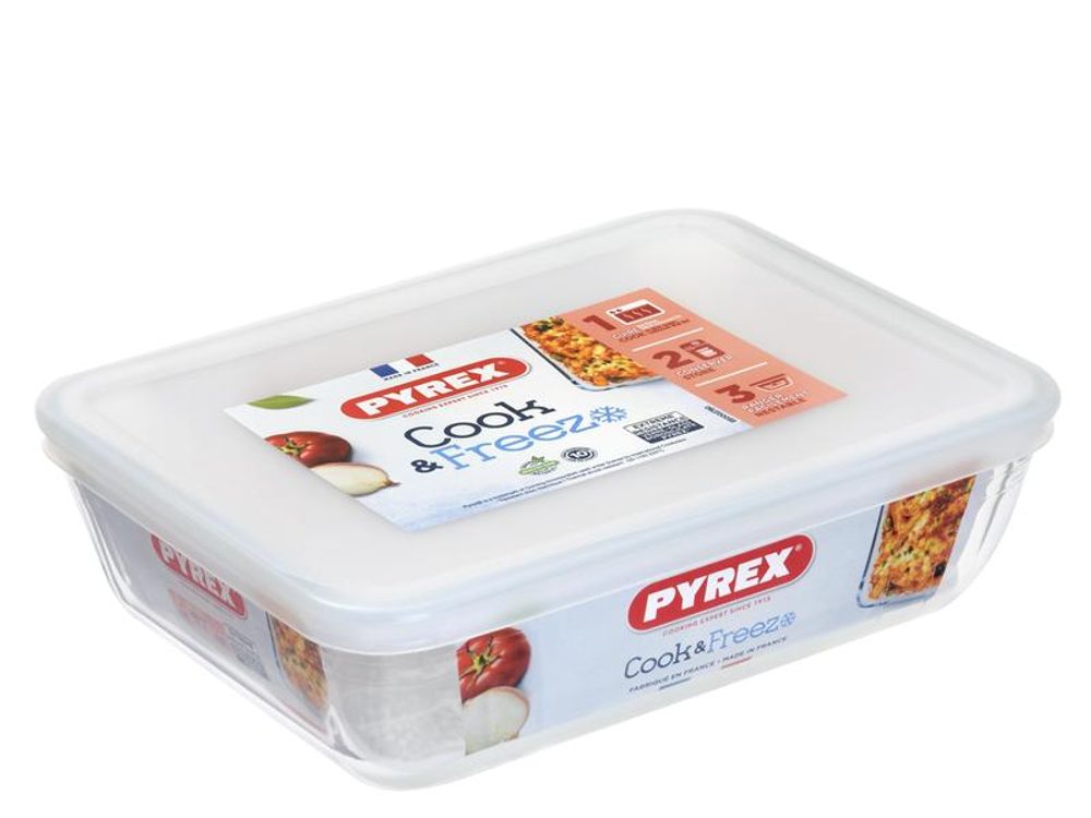 Levně Pyrex DÓZA SKLENĚNÁ PYREX 1,5L, 22x17x6CM
