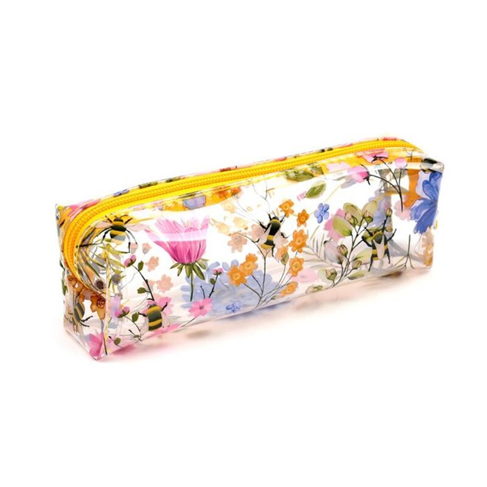 Levně pouzdro na příbory, tužky Včela-Meadows 19x4x7cm, tramsp.plast