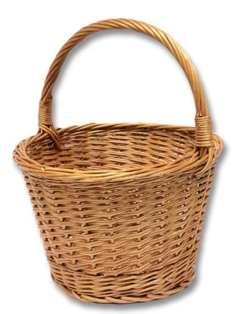 Levně koš TRHÁČEK d20cm,v.16cm, malý proutěný