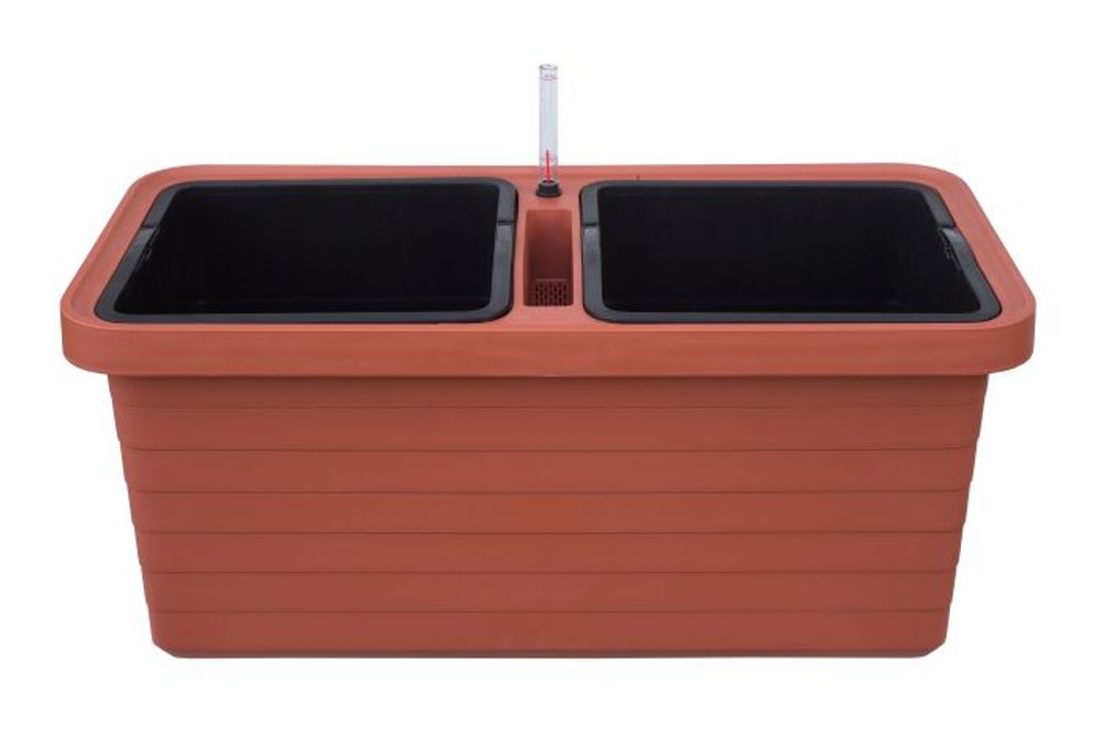 Levně truhlík DUO TER. 78x39x35cm BERBERIS samozavl.