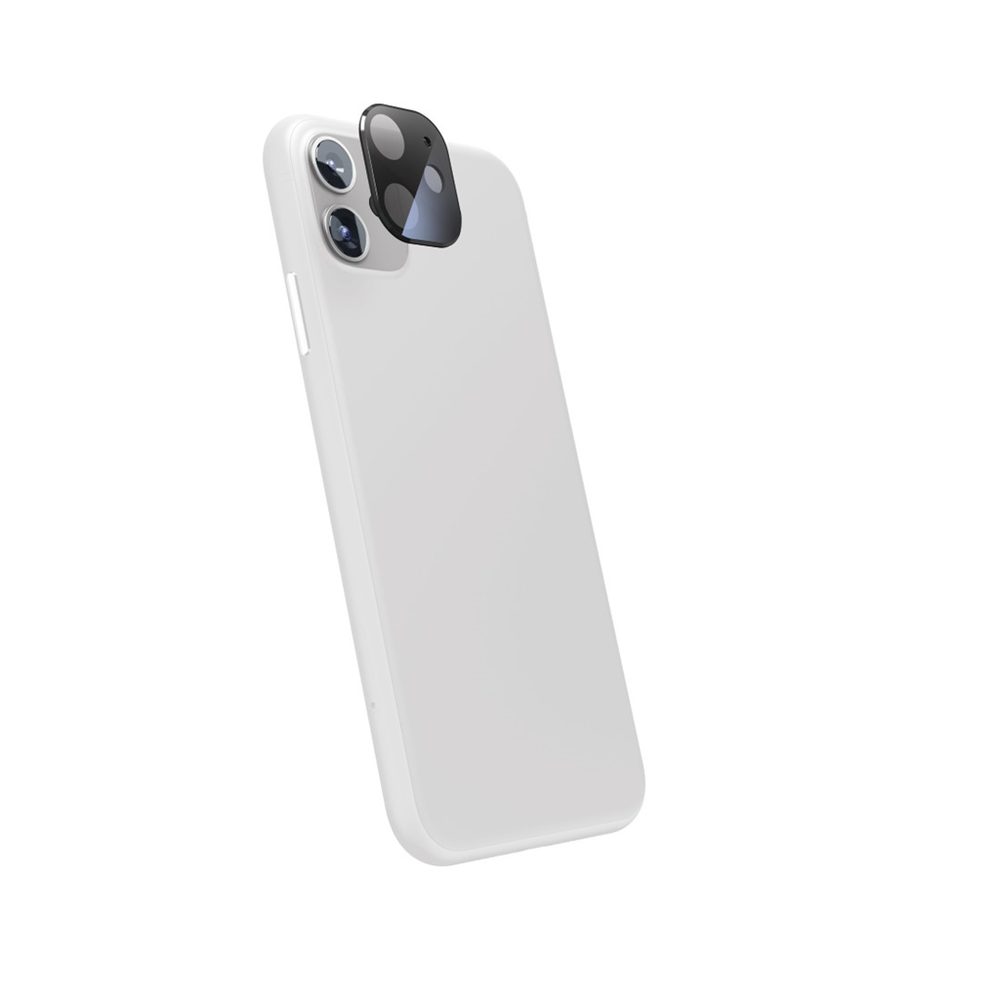 Levně Hama ochranné sklo fotoaparátu pro Apple iPhone 11, černé