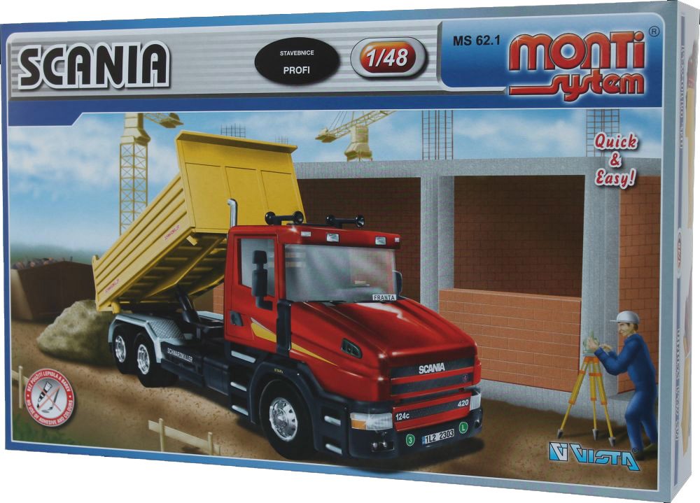 Levně Vista Stavebnice Monti 62.1 Scania