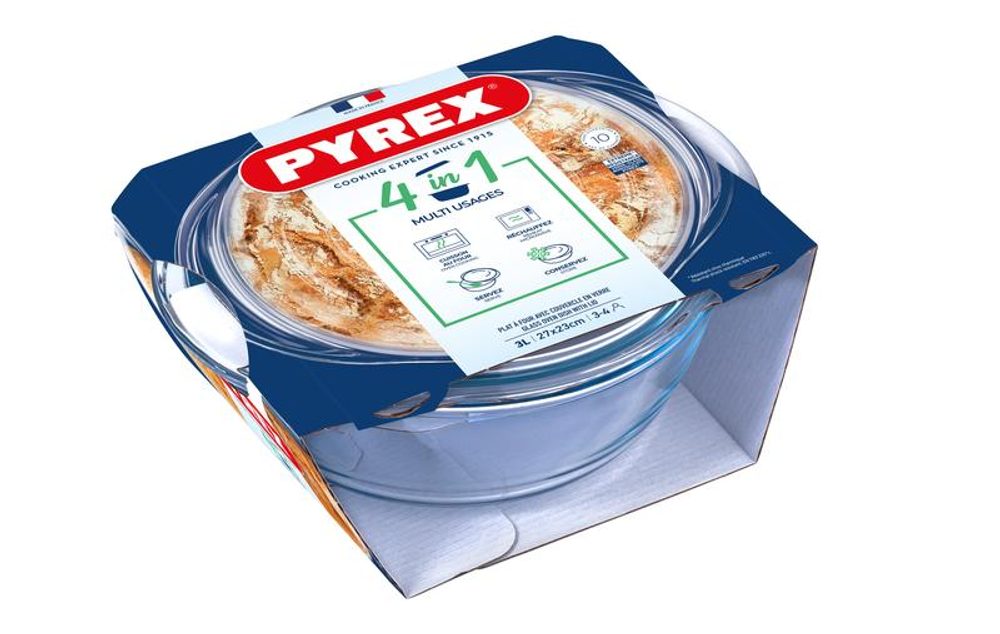 Levně Pyrex MÍSA ZAPÉKACÍ KULATÁ S VÍKEM PYREX 3L SKLO