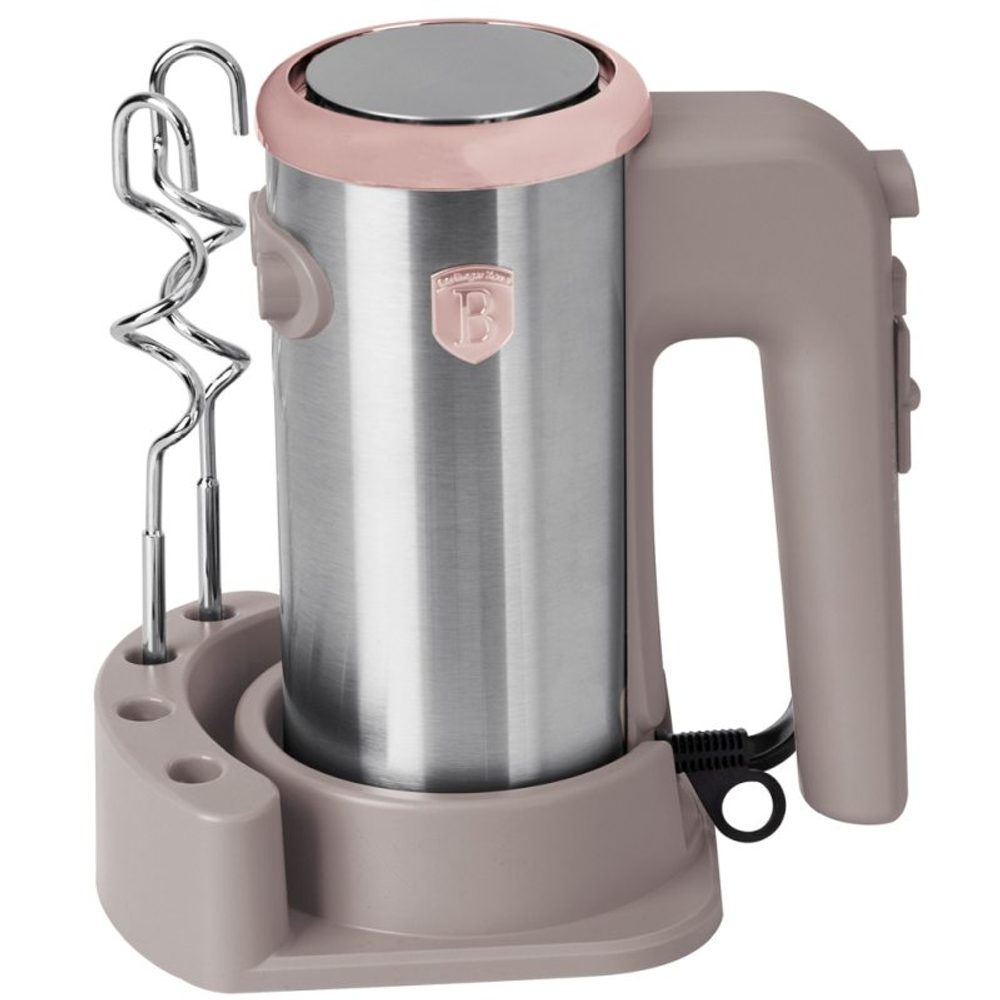 BERLINGERHAUS Ruční šlehač se stojanem Taupe Collection BH-9742