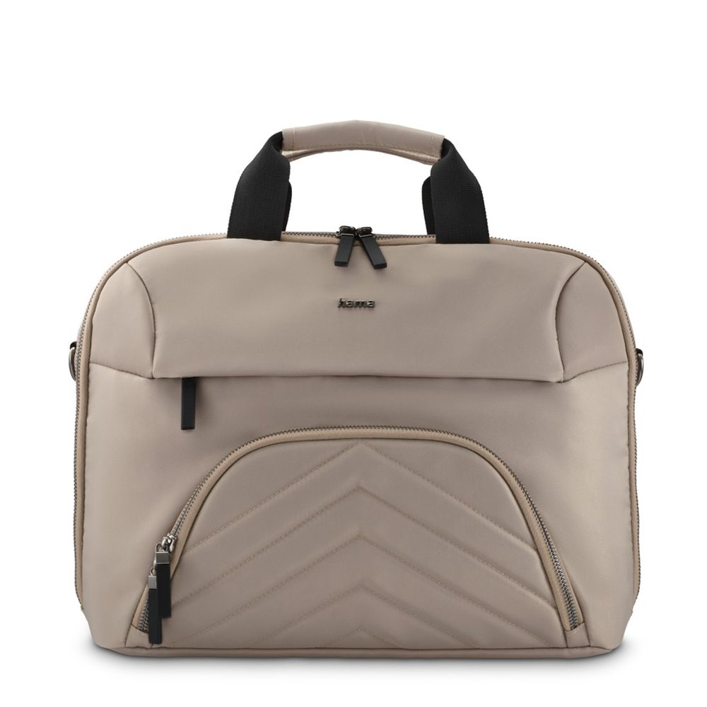 Levně Hama Premium Lightweight, brašna na notebook, 34-36 cm (13,3"-14,1"), recyklovaný PET, béžová