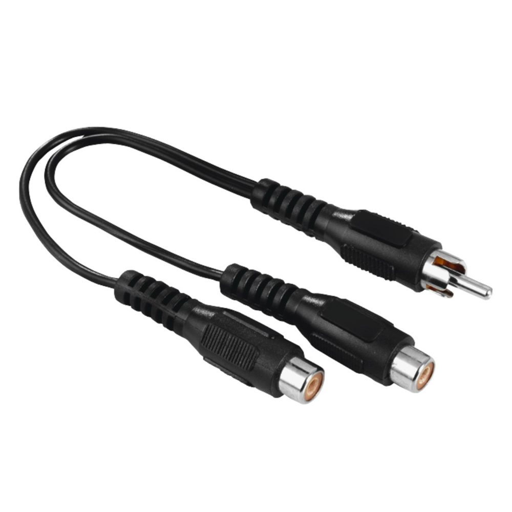 Levně Hama redukce cinch vidlice – 2 cinch zásuvky (subwoofer adaptér)