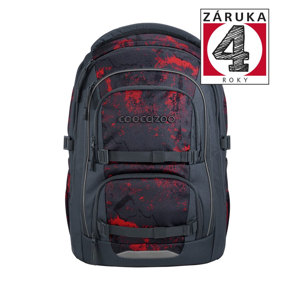 Levně Školní batoh coocazoo PORTER, Broken Black, AGR certifikát