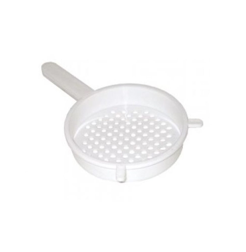 Levně cedník d18cm na halušky-díry d12mm-plast