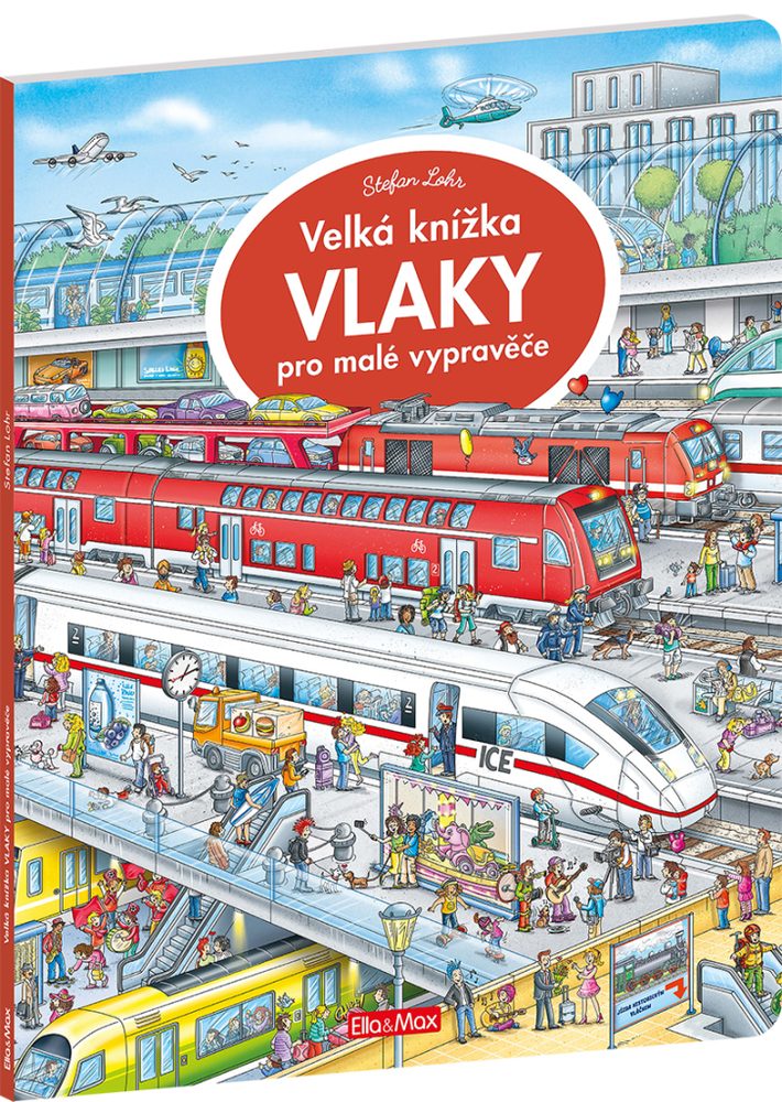 Presco Group Velká knížka VLAKY pro malé vypravěče