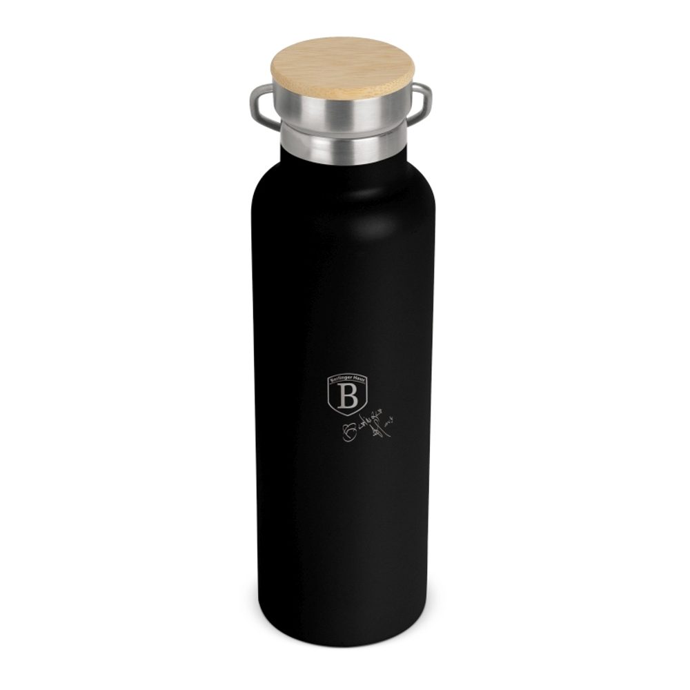 Levně BERLINGERHAUS Termoska lahev s dvojitou stěnou nerez 0,6 l Matte Black Collection BH-7617