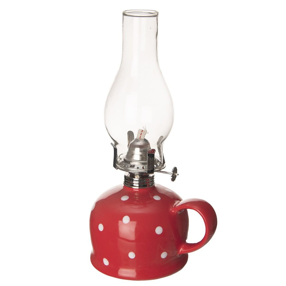 Levně Petrolejová lampa TEČKA